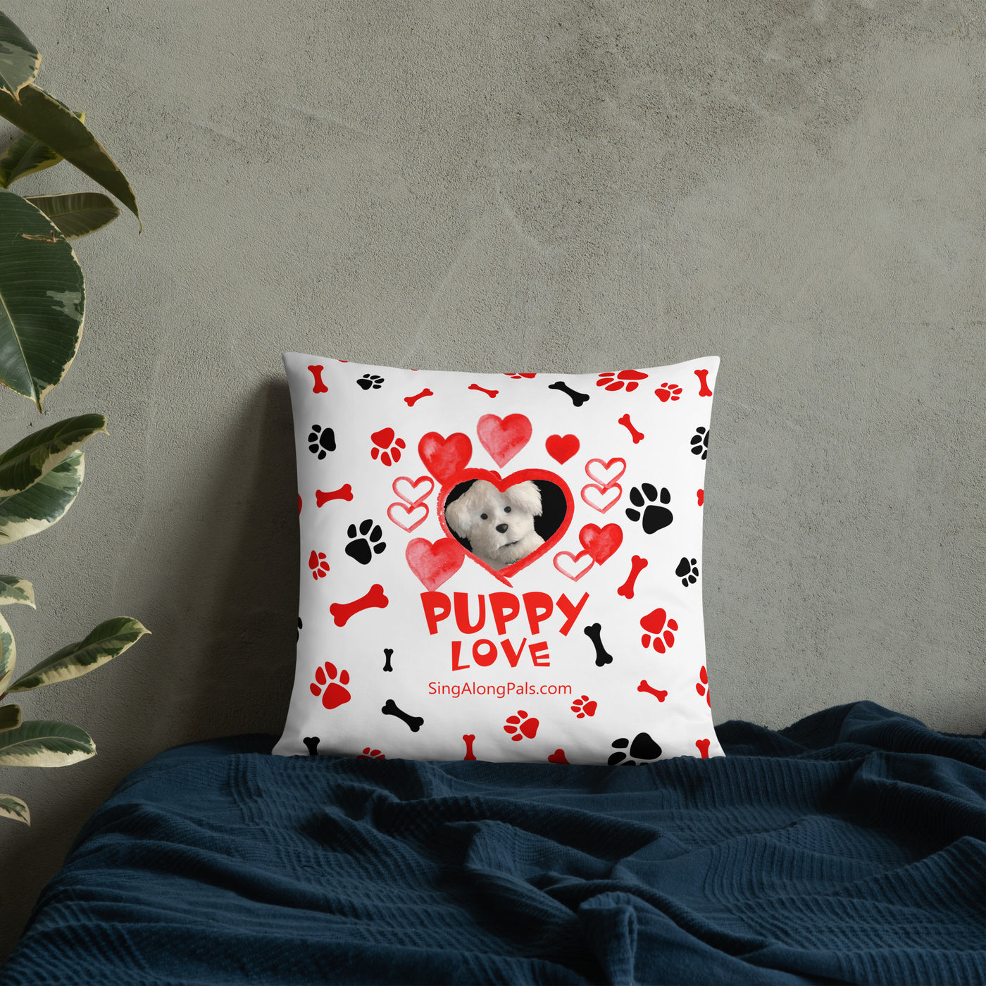 PUPPY LOVE Basic Pillow