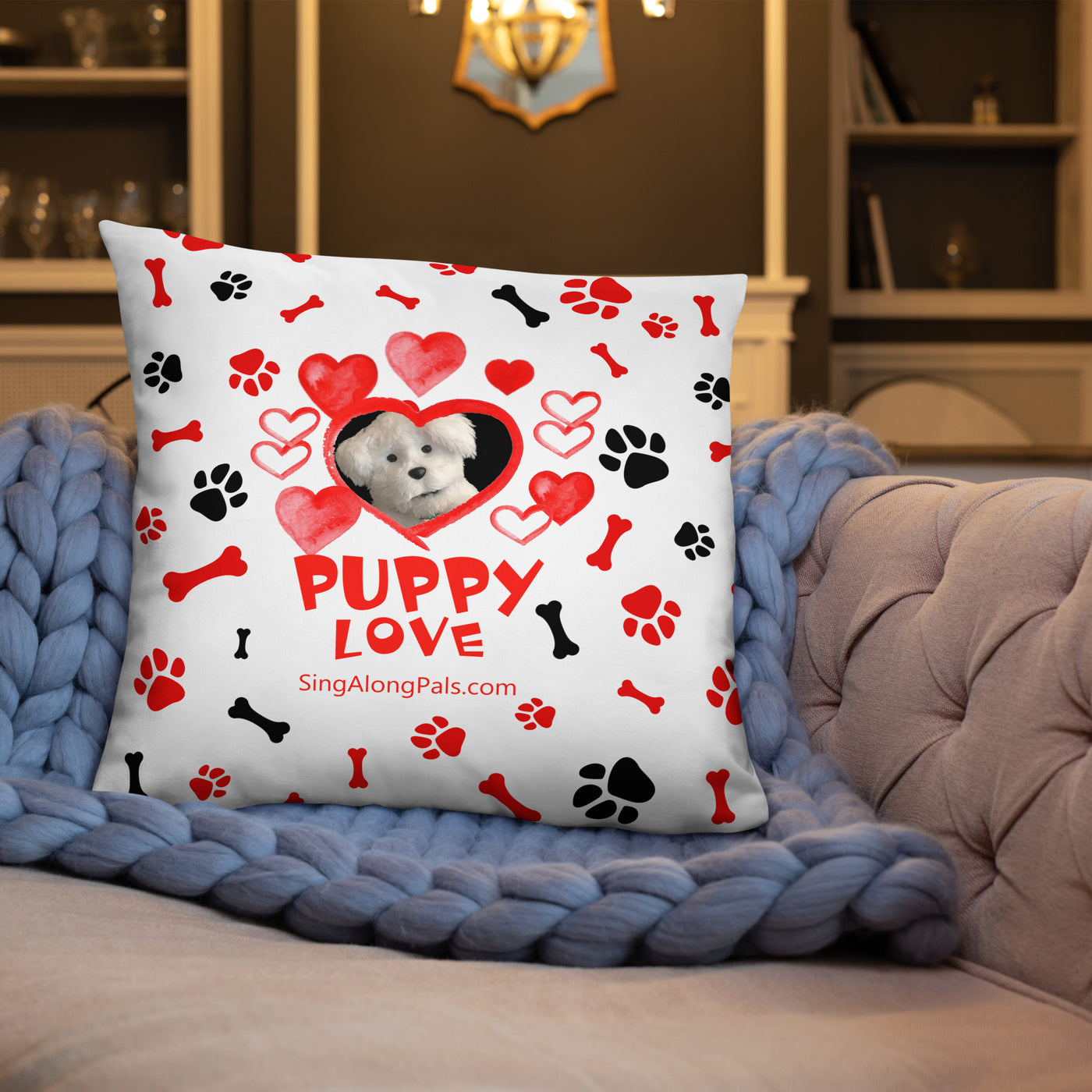 PUPPY LOVE Basic Pillow