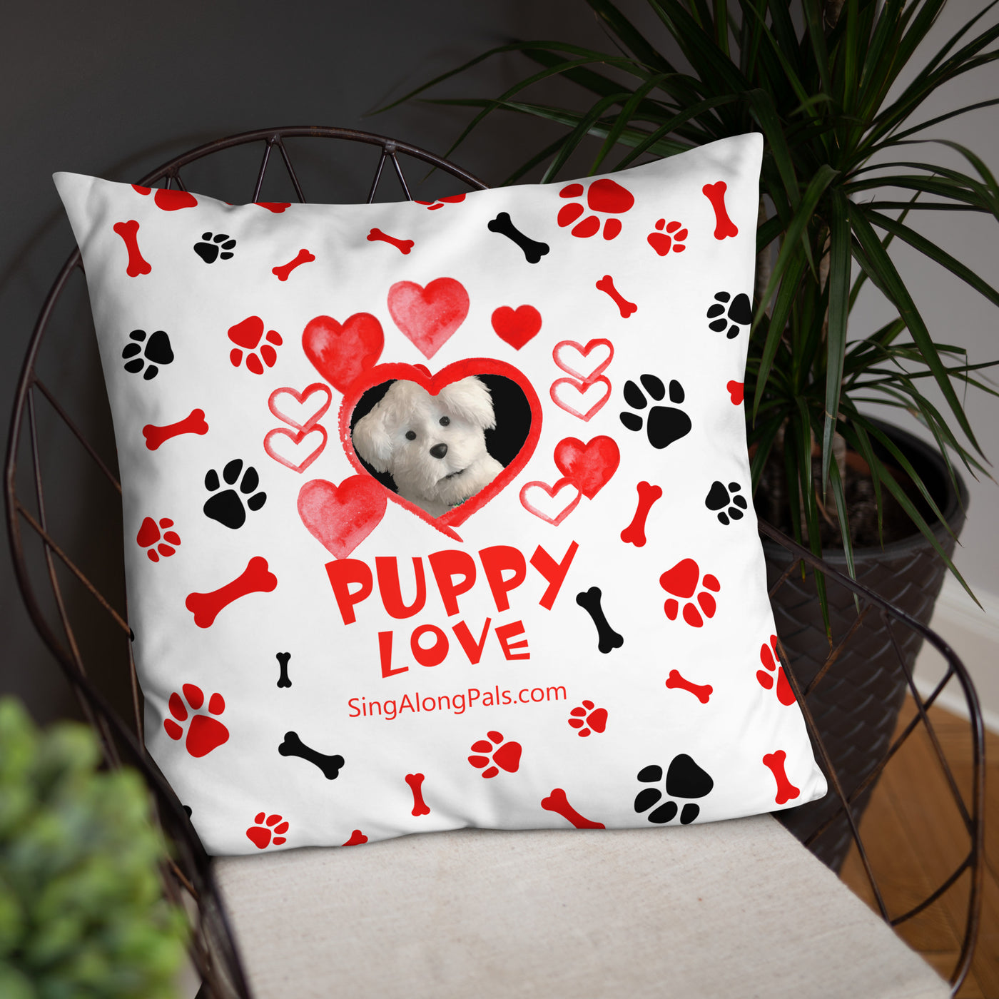 PUPPY LOVE Basic Pillow