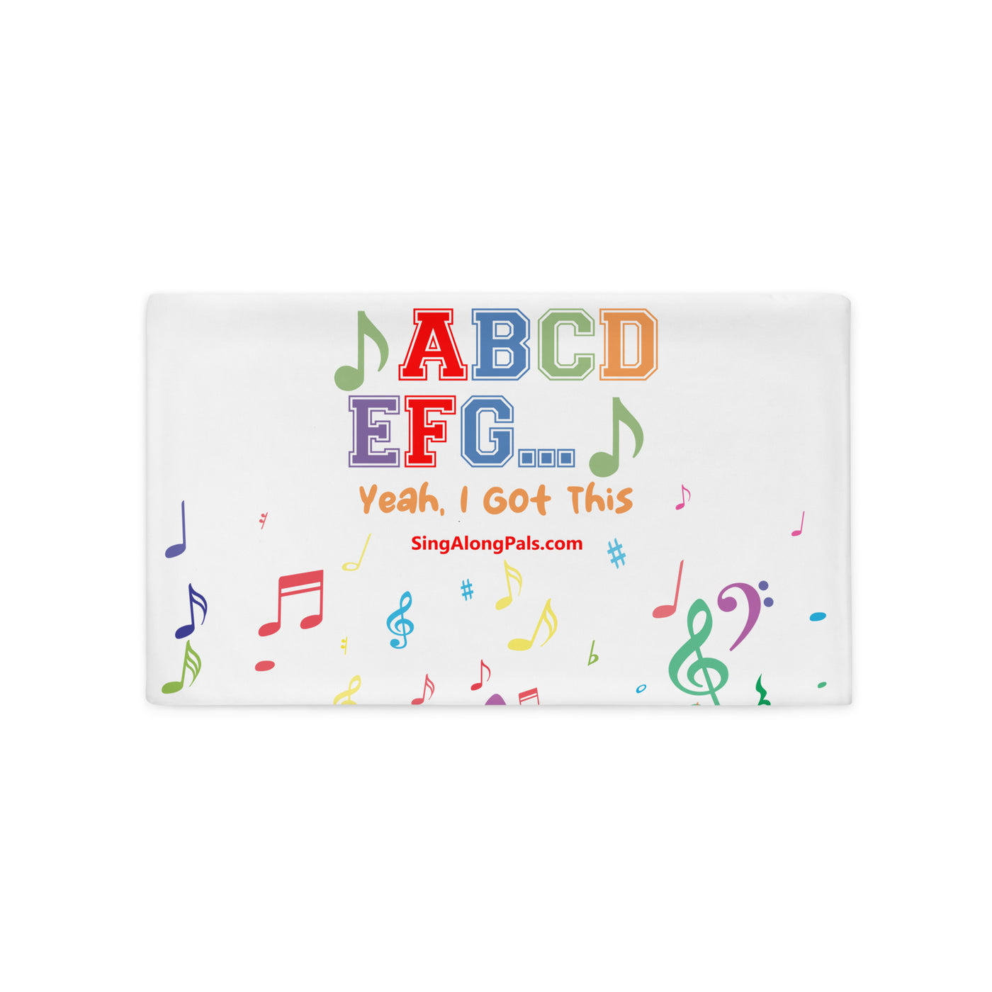 A B C D E F G Pillow Case