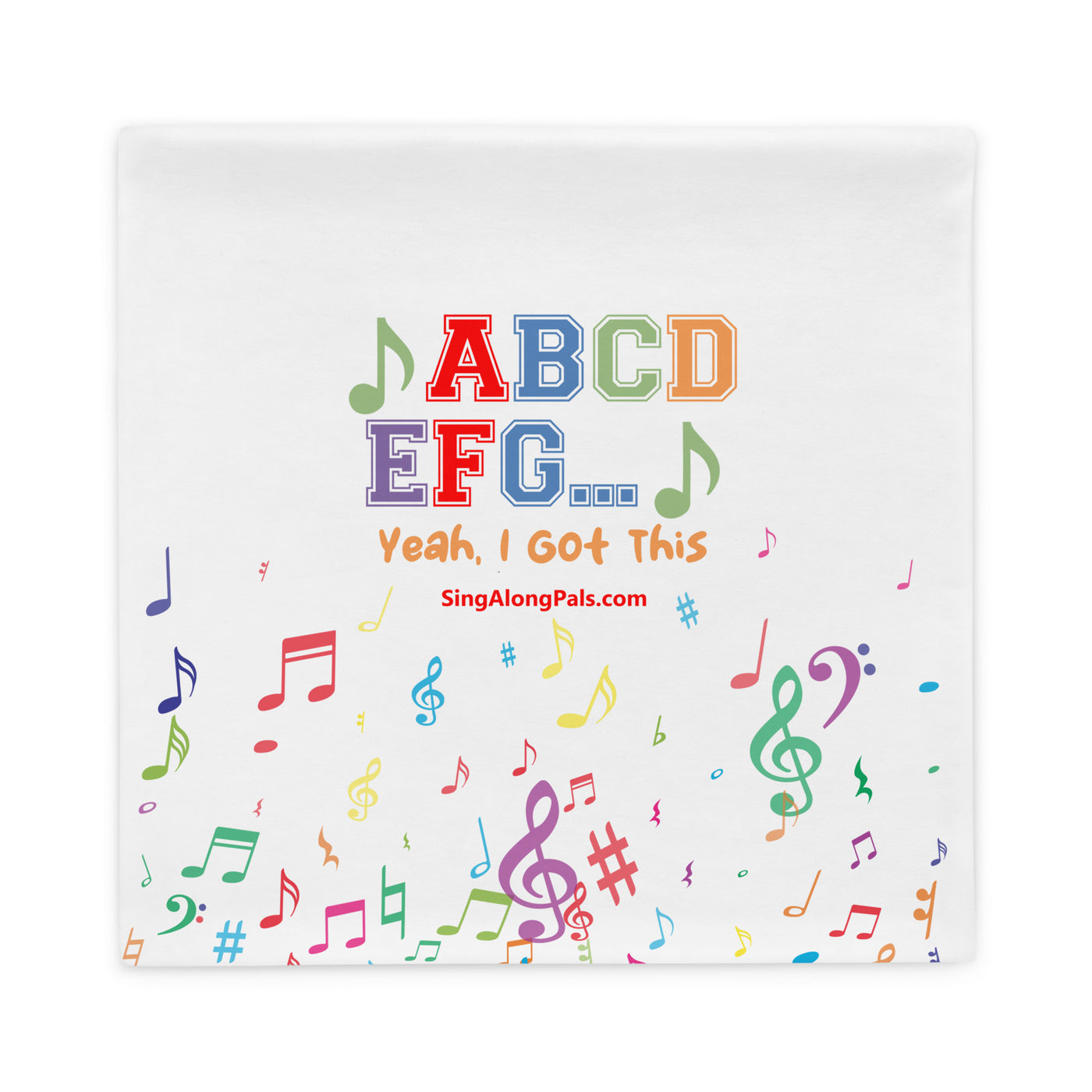 A B C D E F G Pillow Case