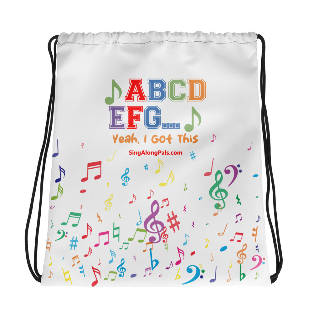 A B C D E F G Drawstring bag