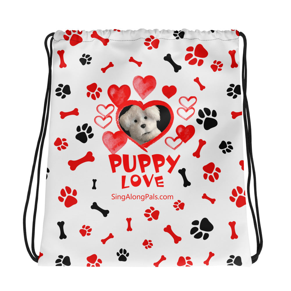 PUPPY LOVE Drawstring bag