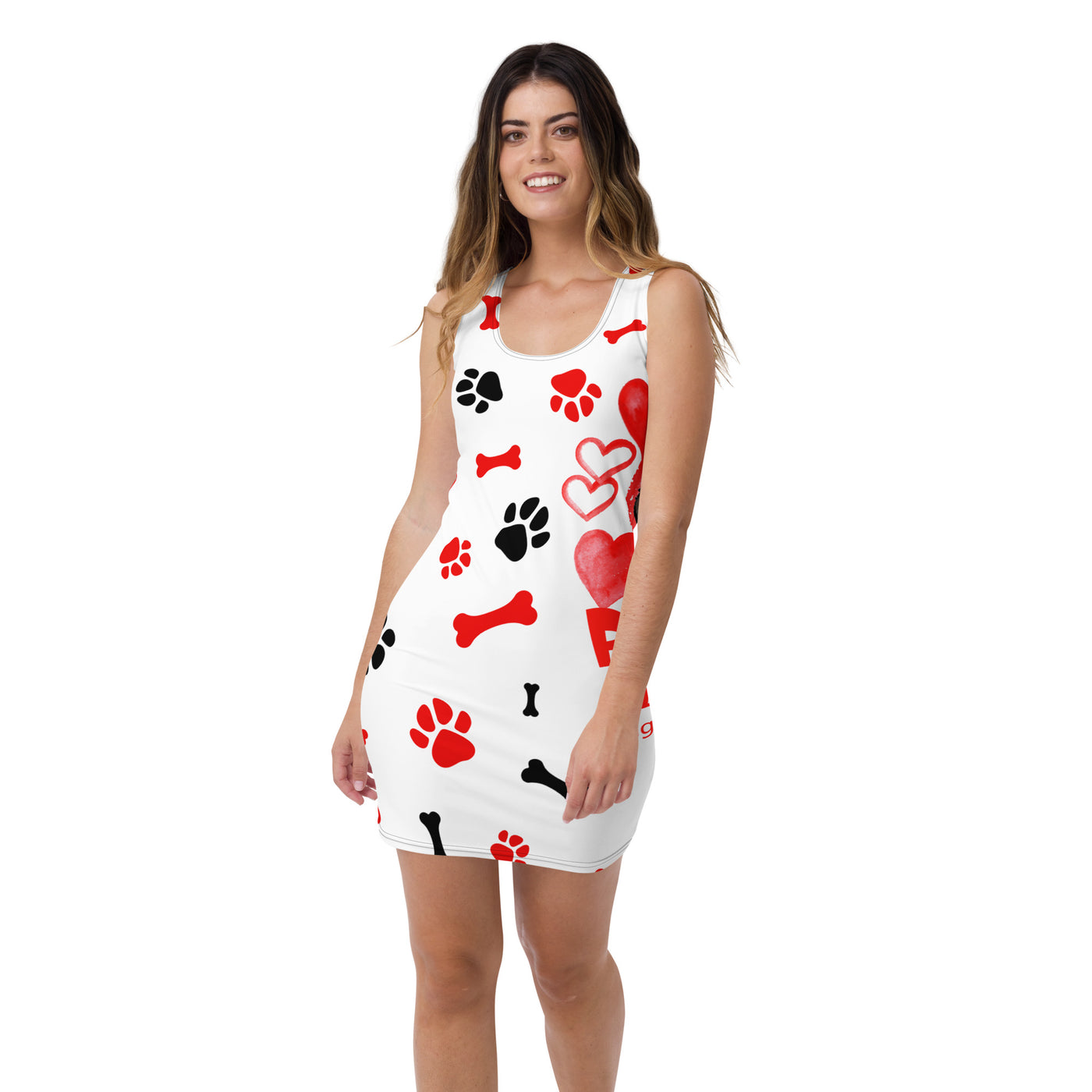 PUPPY LOVE Sublimation Cut & Sew Dress