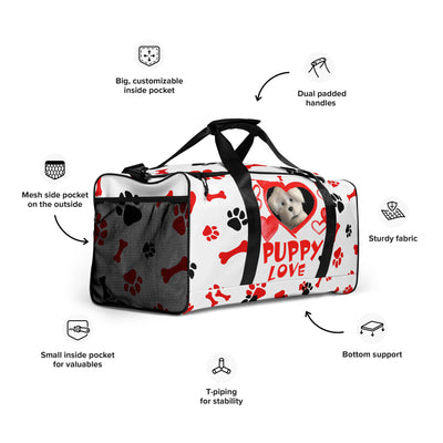 PUPPY LOVE Duffle bag