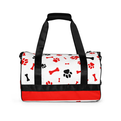 PUPPY LOVE All-over print gym bag