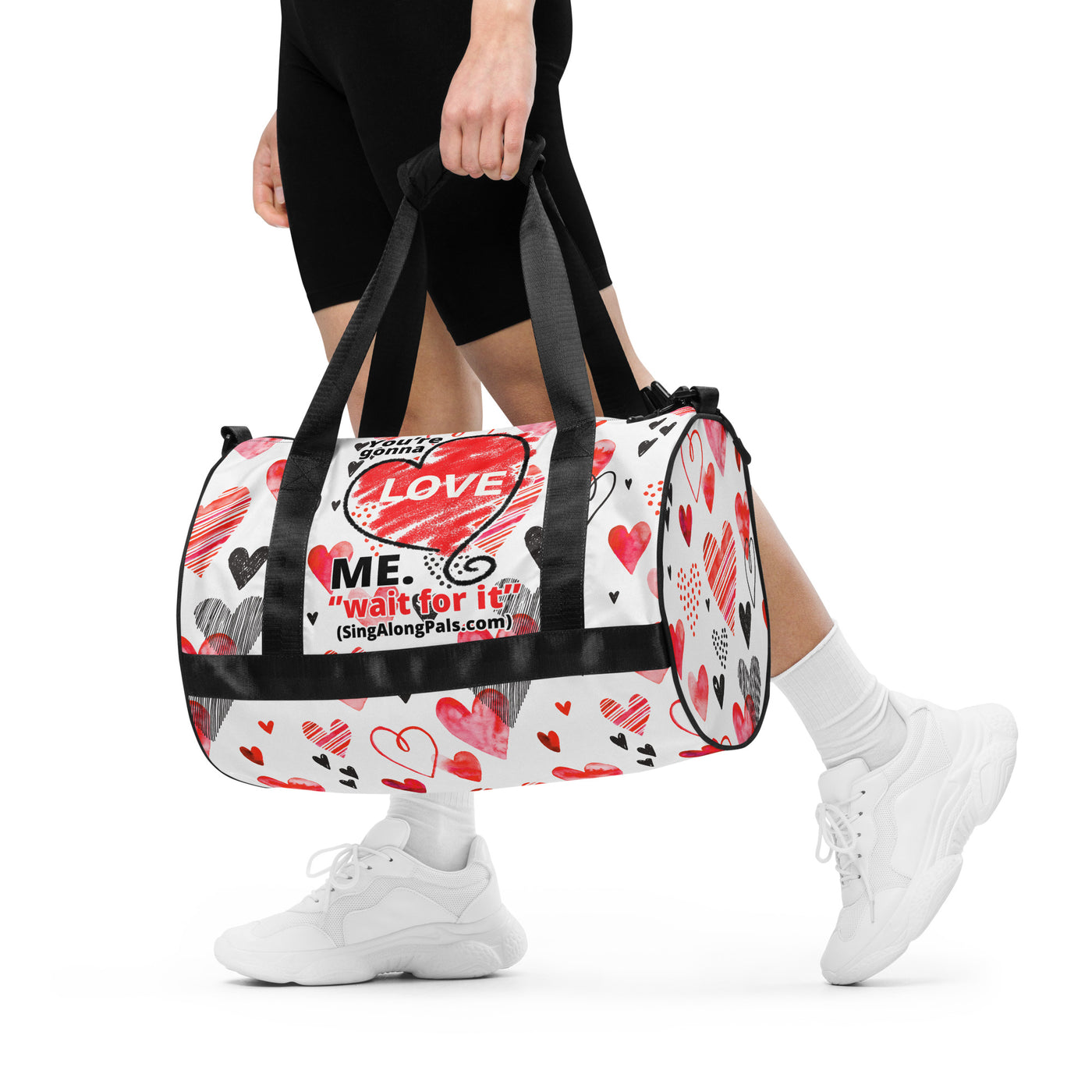 YOURE GONNA LOVE ME All-over print gym bag