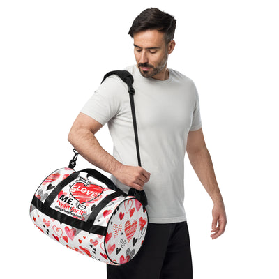 YOURE GONNA LOVE ME All-over print gym bag