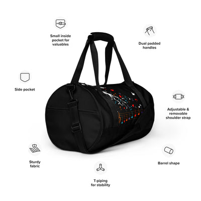 DO RE MI All-over print gym bag