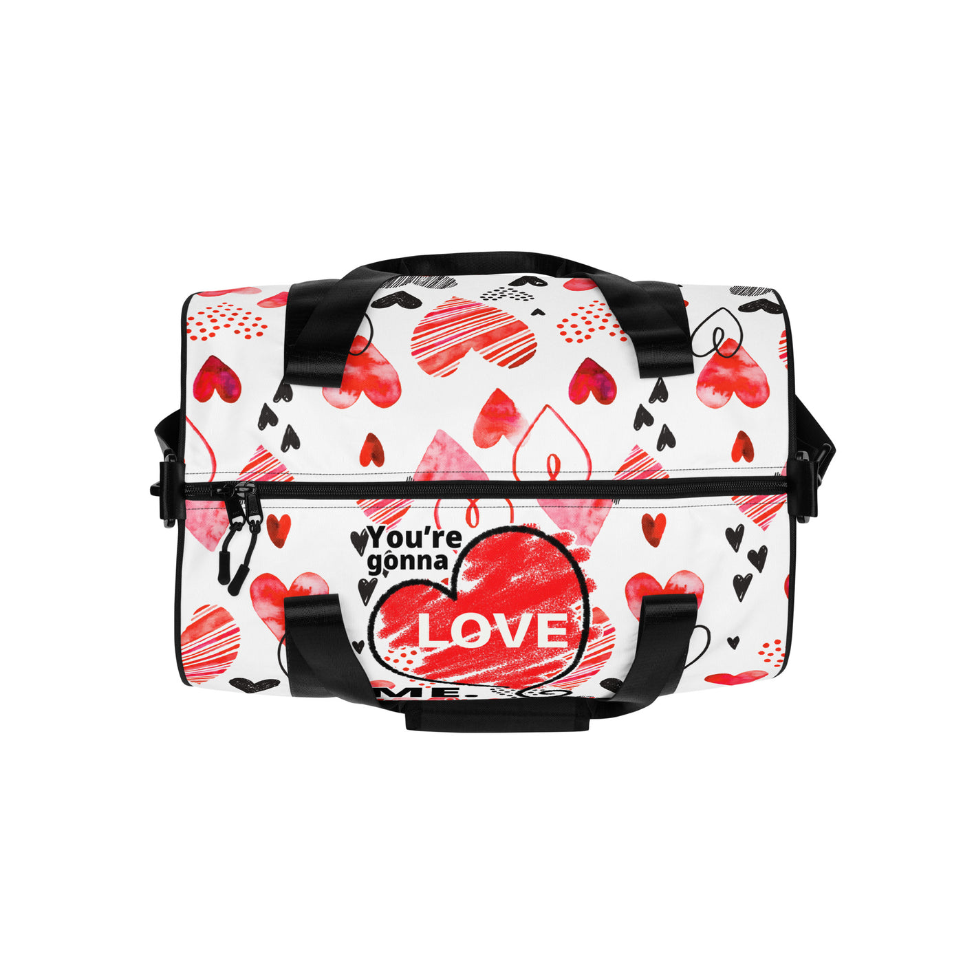 YOURE GONNA LOVE ME All-over print gym bag