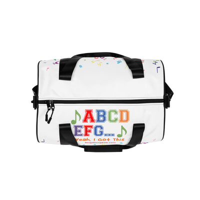 A B C D E F G All-over print gym bag