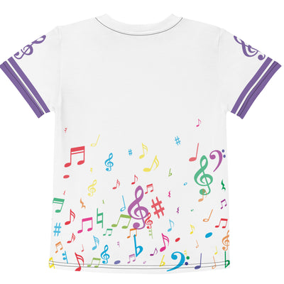 A B C D E F G Kids crew neck t-shirt - SingAlong Pals