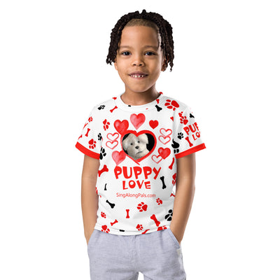 PUPPY LOVE Kids crew neck t-shirt - SingAlong Pals