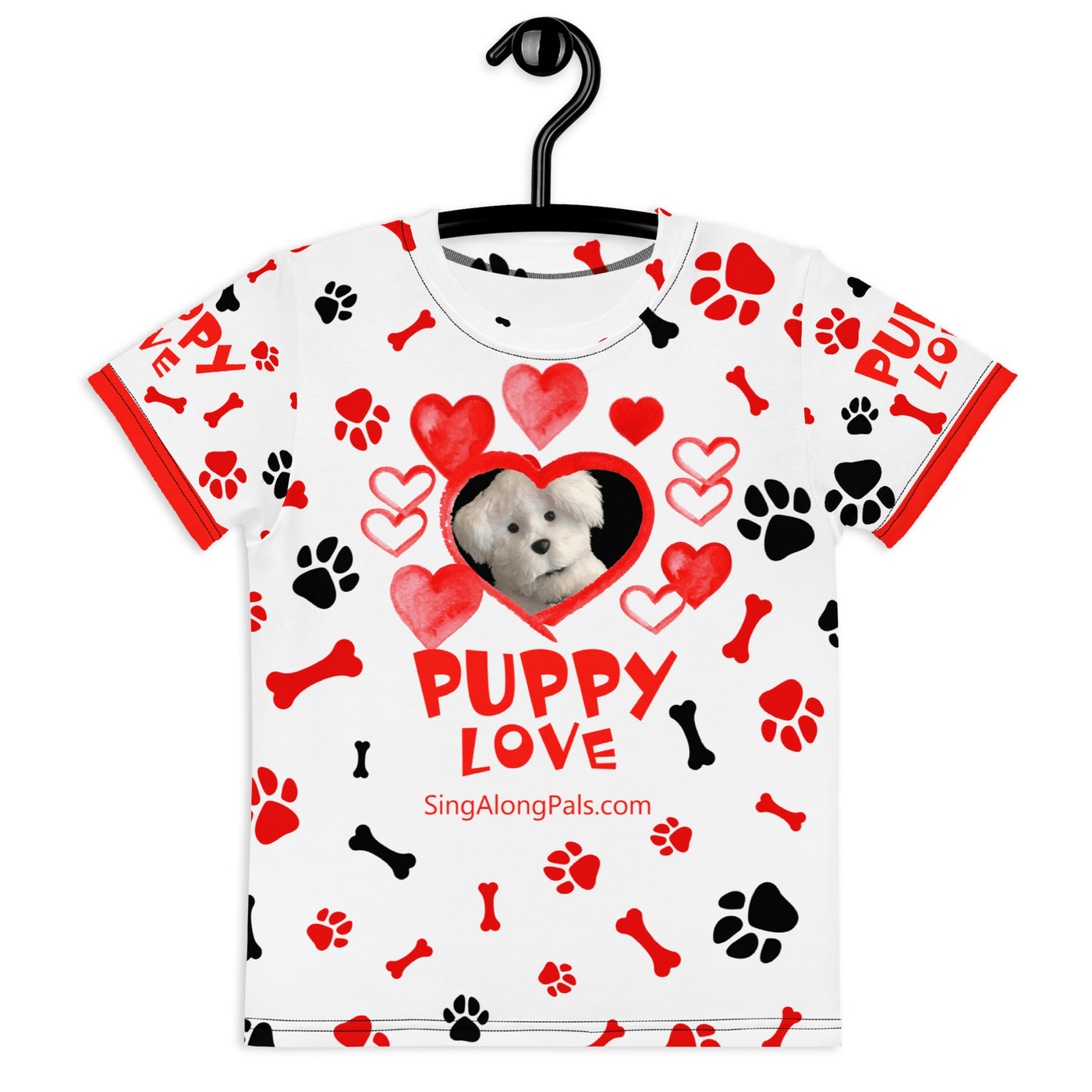 PUPPY LOVE Kids crew neck t-shirt - SingAlong Pals