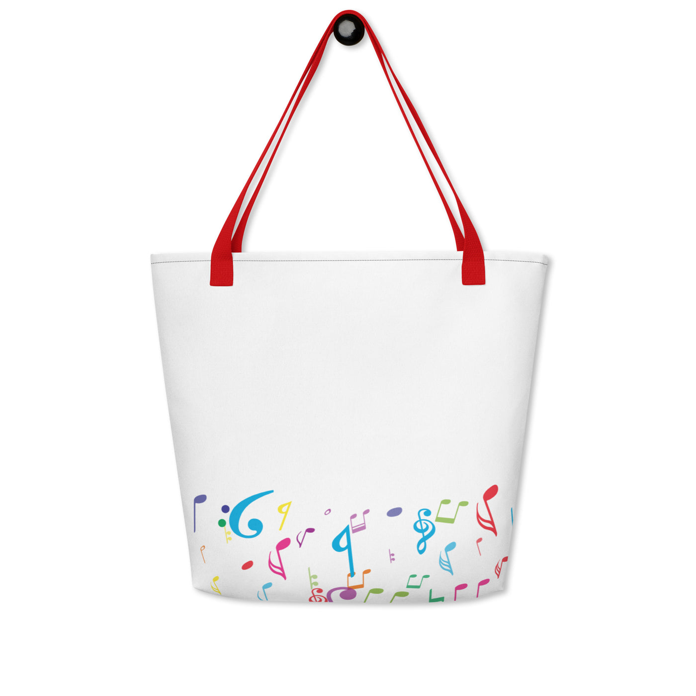 A B C D E F G All-Over Print Large Tote Bag