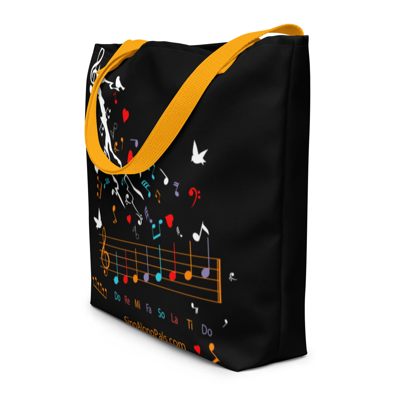 DO RE MI All-Over Print Large Tote Bag