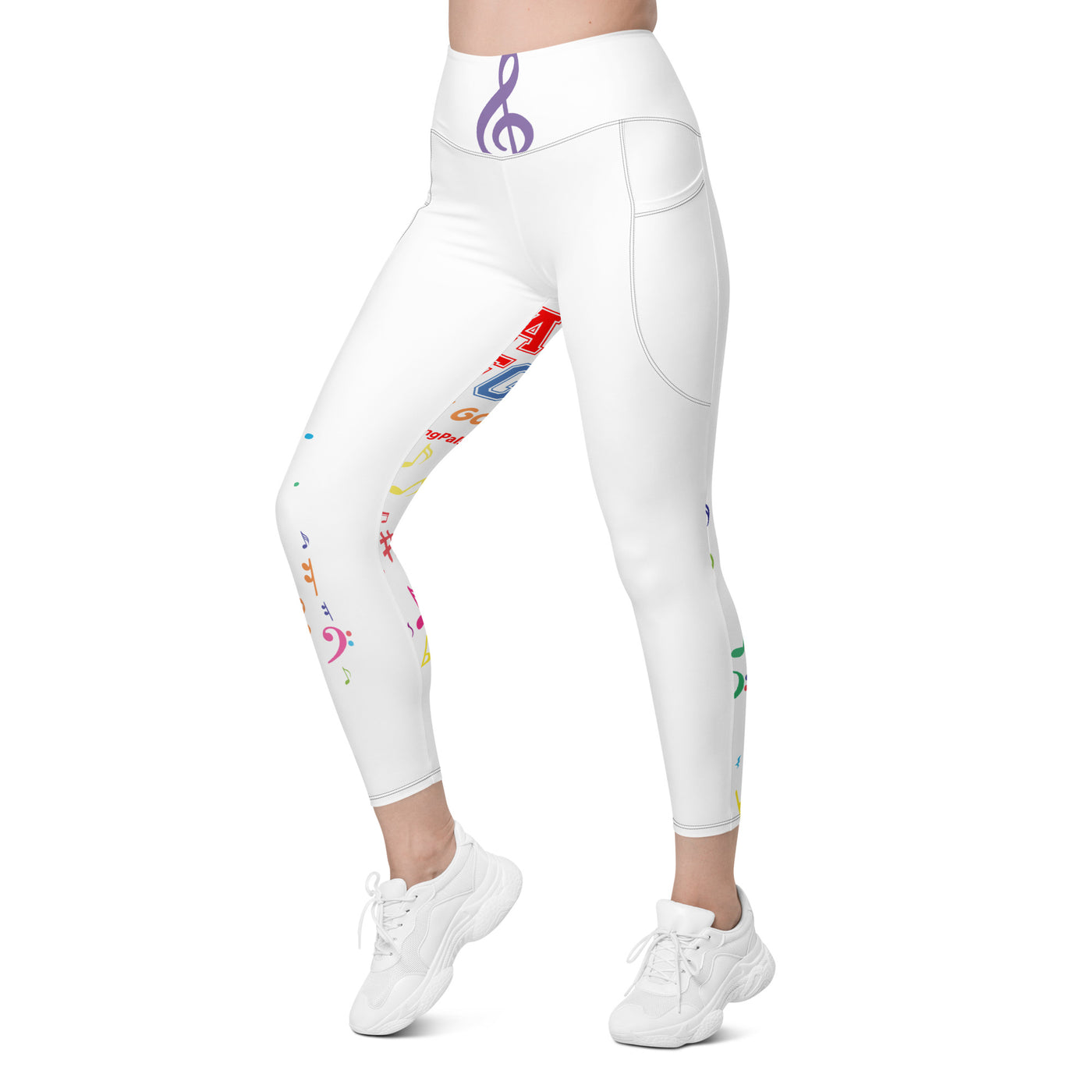 A B C D E F G Leggings with pockets