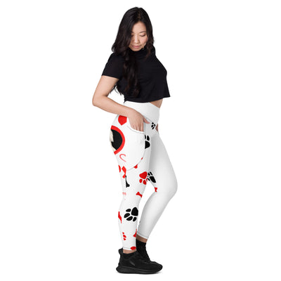 PUPPY LOVE Leggings with pockets