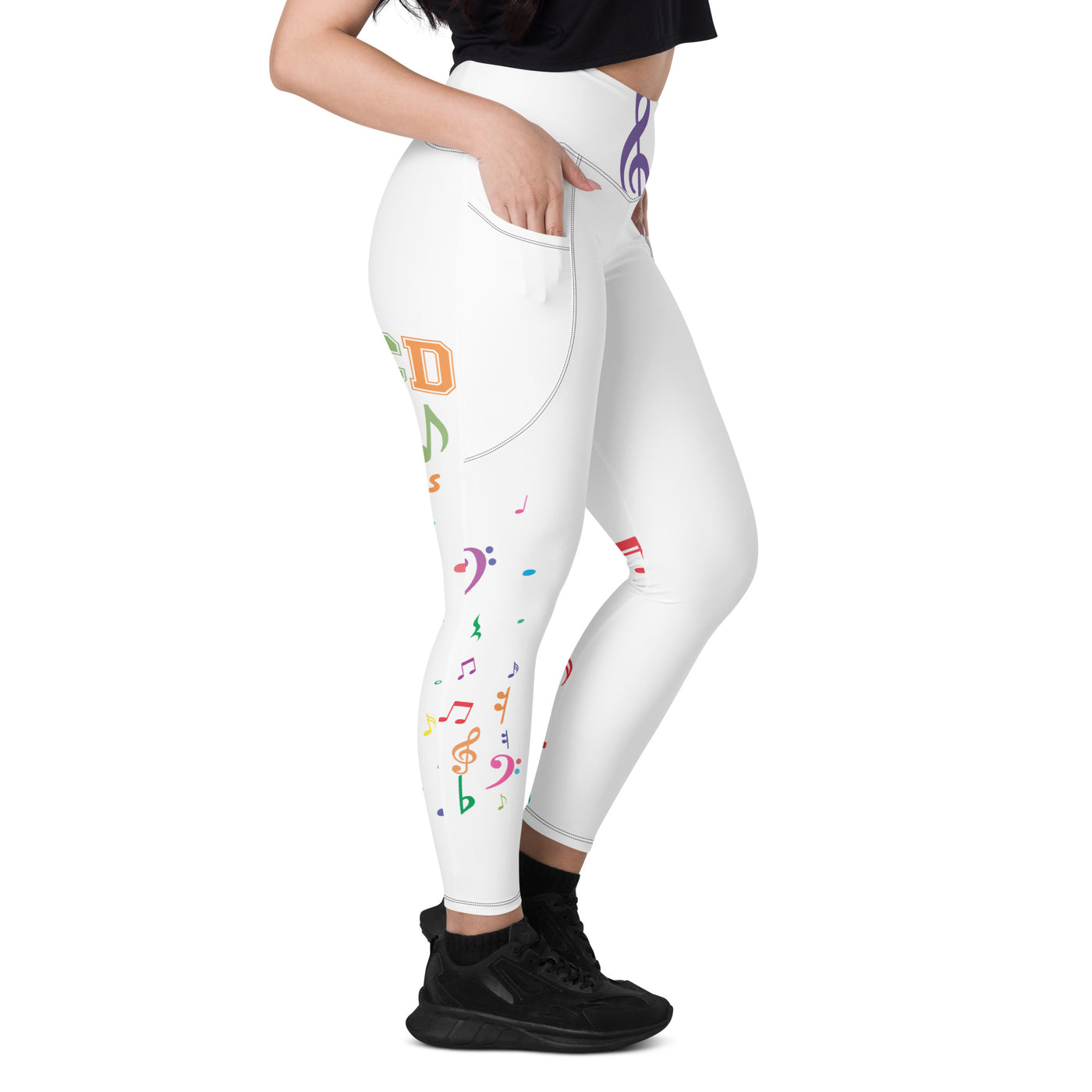 A B C D E F G Leggings with pockets