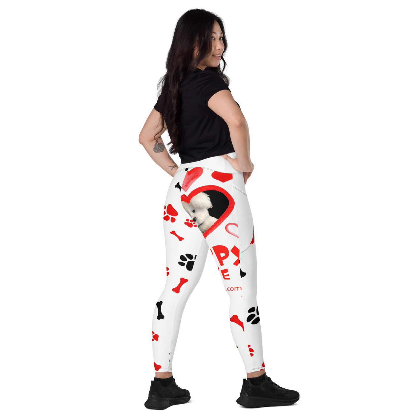 PUPPY LOVE Leggings with pockets