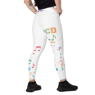 A B C D E F G Leggings with pockets