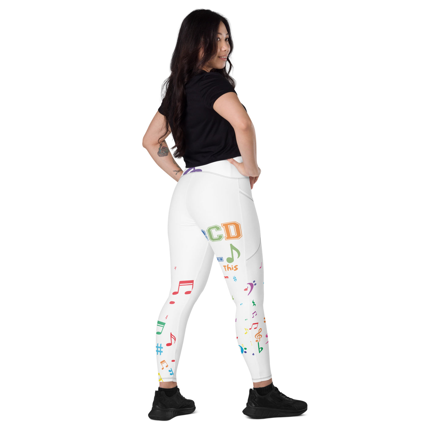 A B C D E F G Leggings with pockets