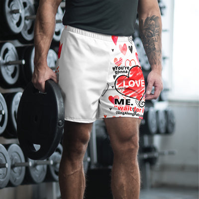 YOURE GONNA LOVE ME Men's Athletic Long Shorts