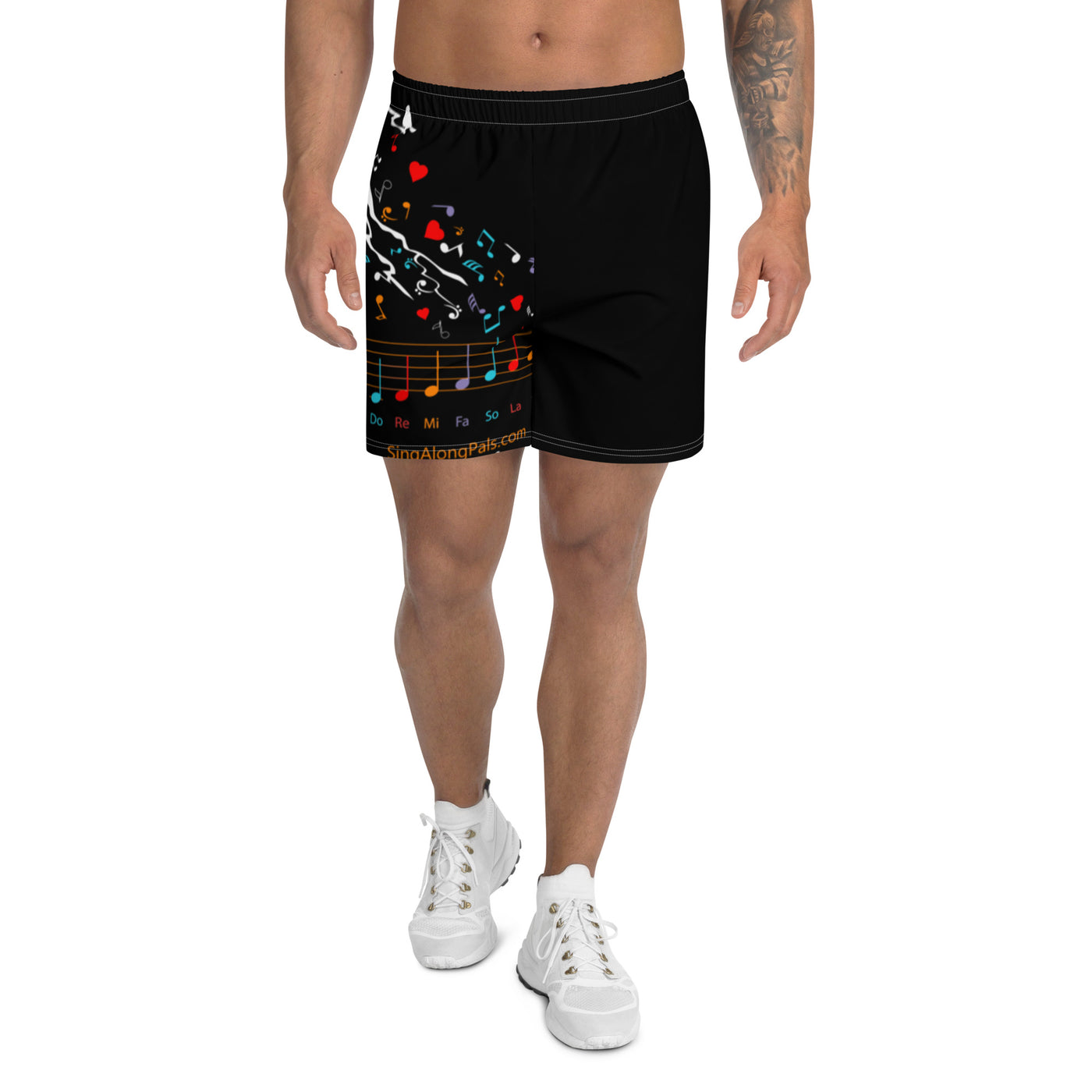 DO RE MI Men's Athletic Long Shorts