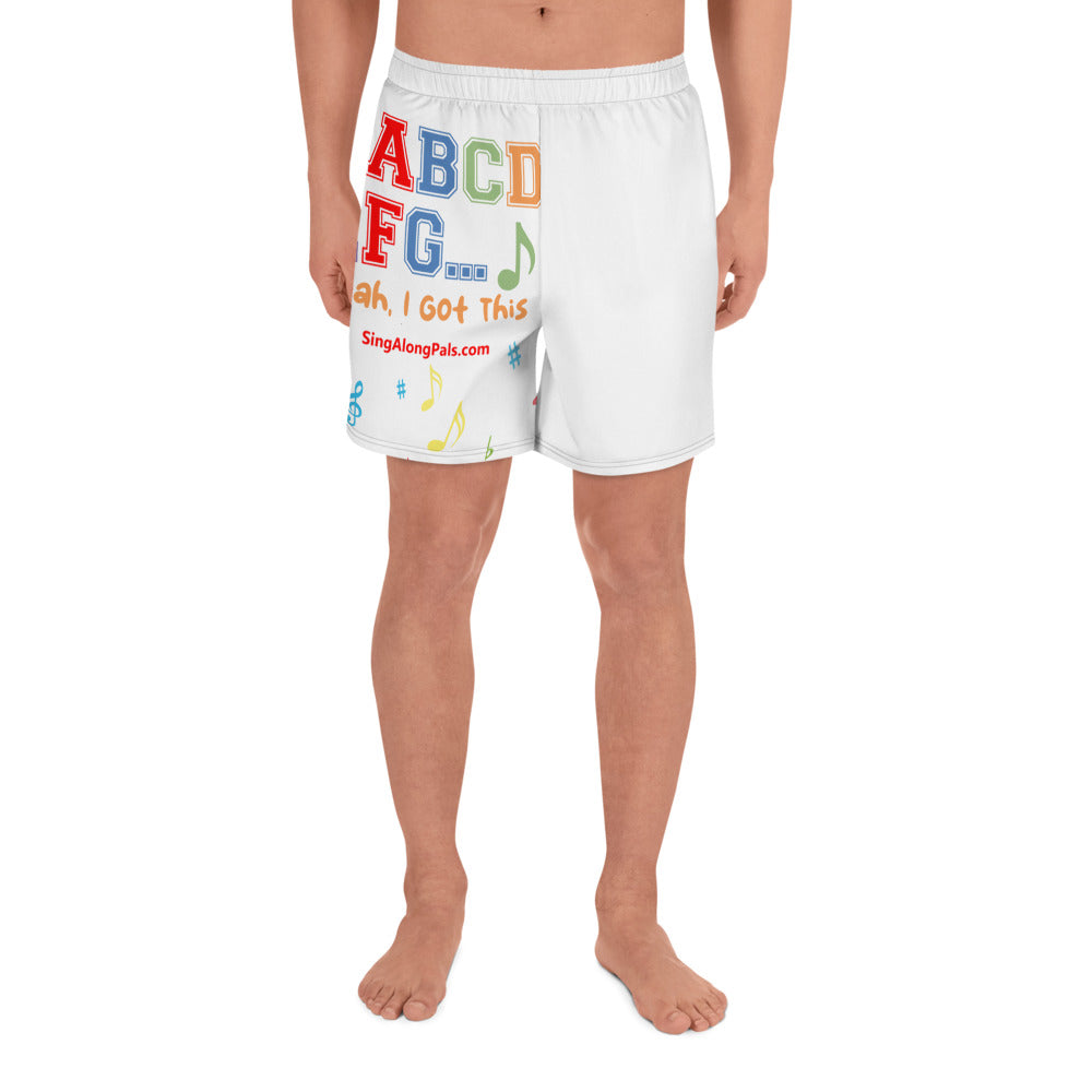 A B C D E F G Men's Athletic Long Shorts