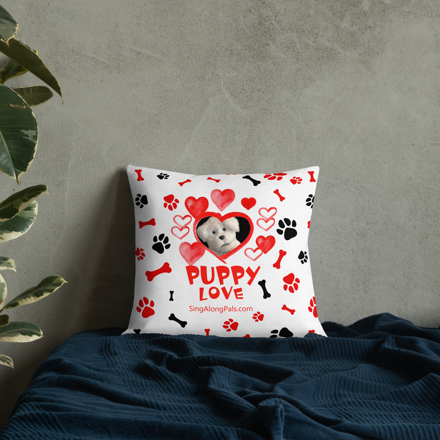 PUPPY LOVE Premium Pillow