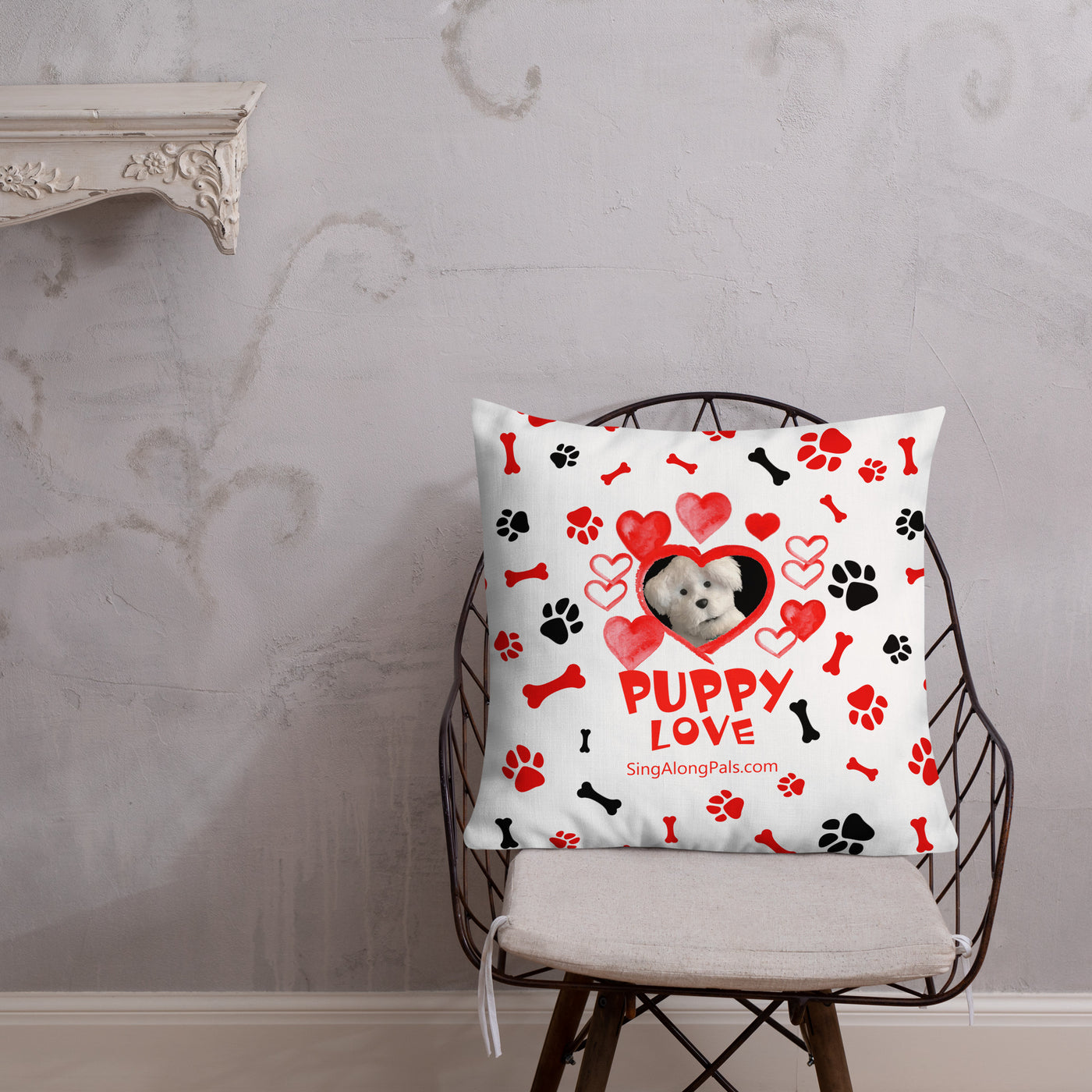 PUPPY LOVE Premium Pillow