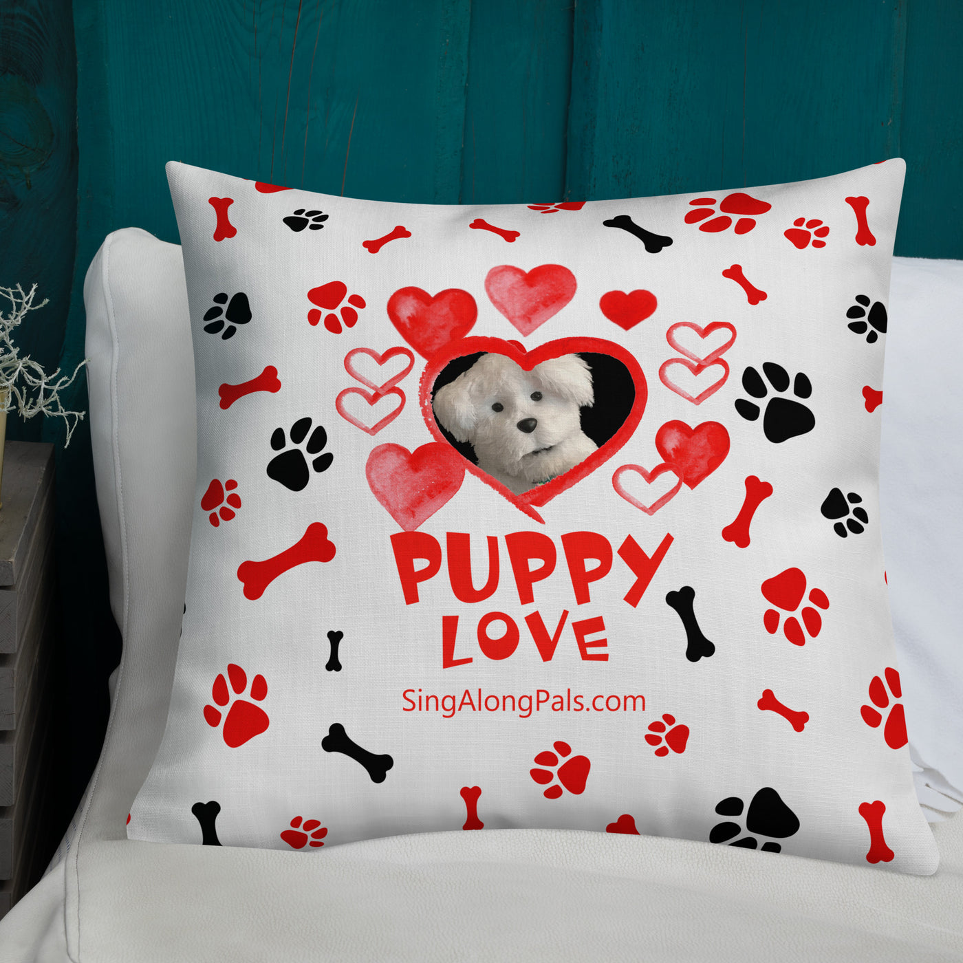 PUPPY LOVE Premium Pillow