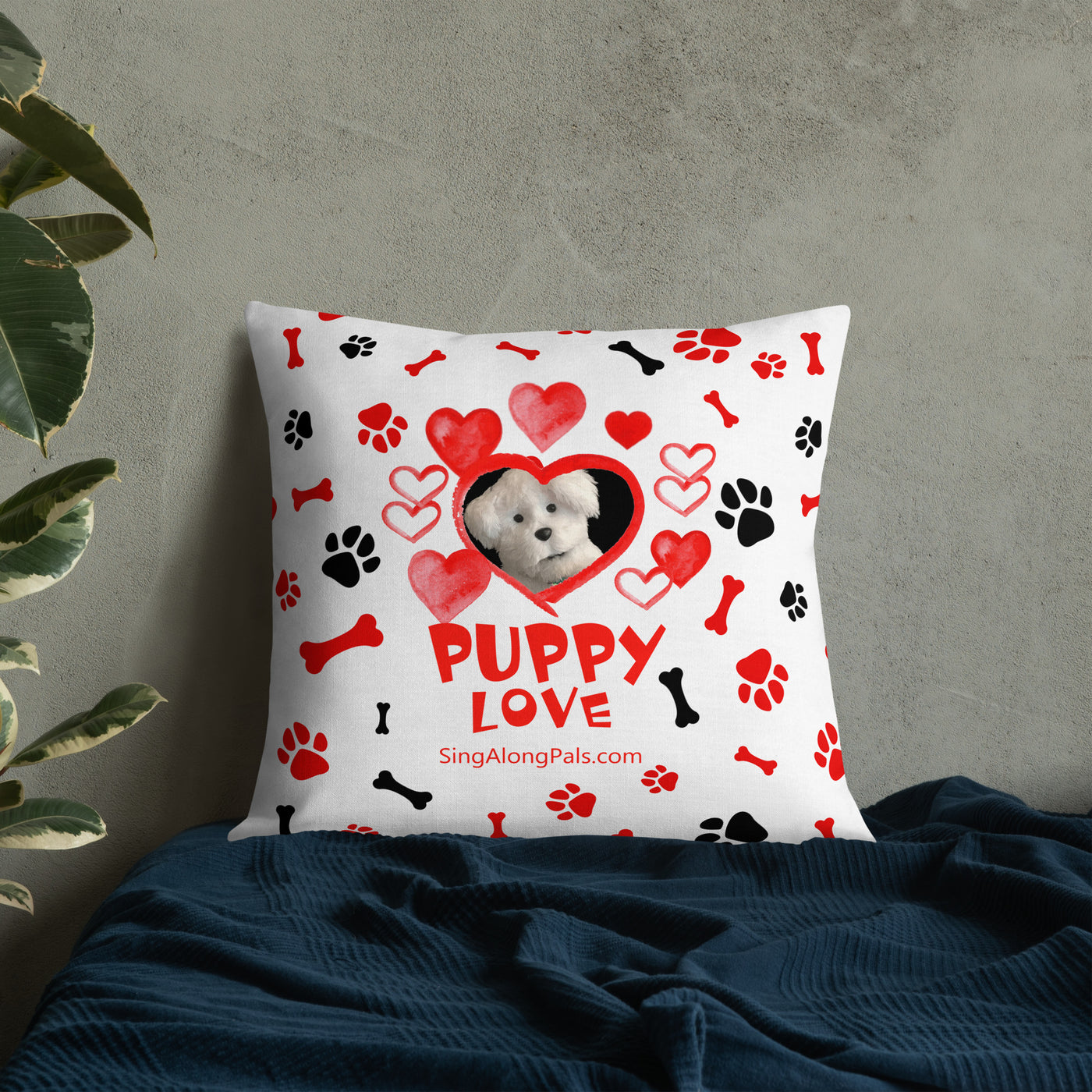 PUPPY LOVE Premium Pillow