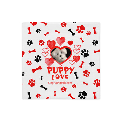 PUPPY LOVE Premium Pillow Case