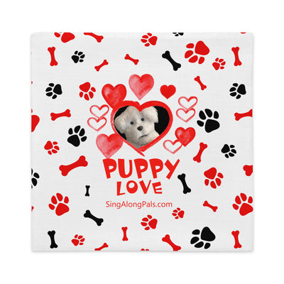 PUPPY LOVE Premium Pillow Case