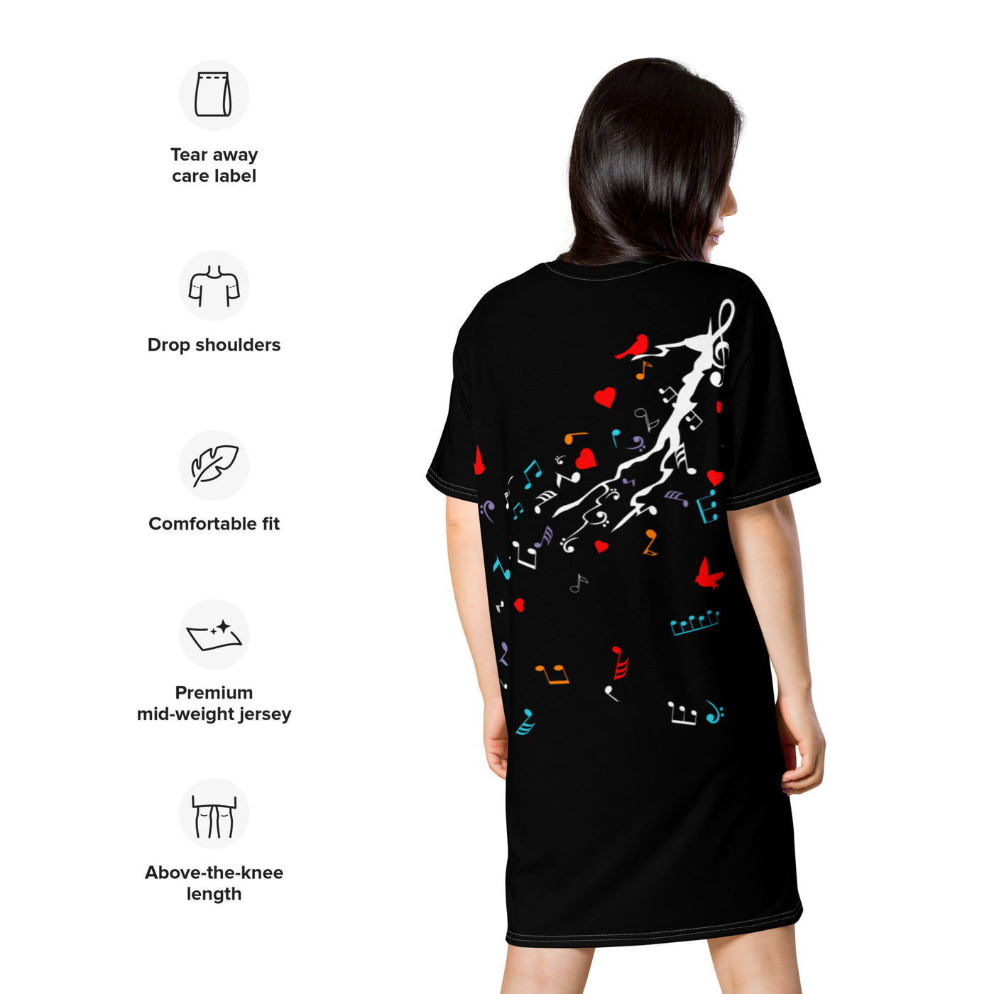 DO RE MI T-shirt dress