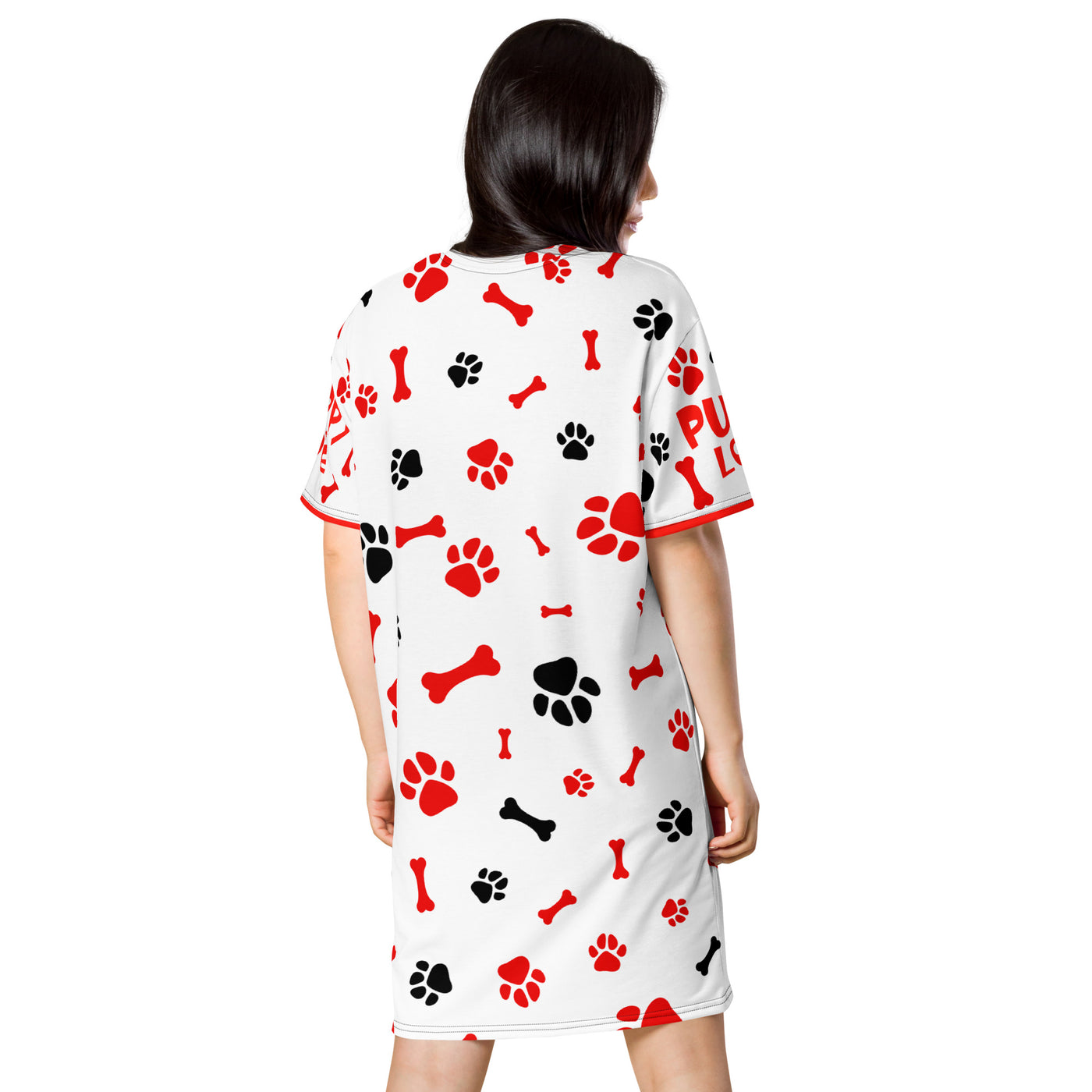 PUPPY LOVE T-shirt dress