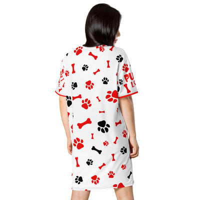 PUPPY LOVE T-shirt dress