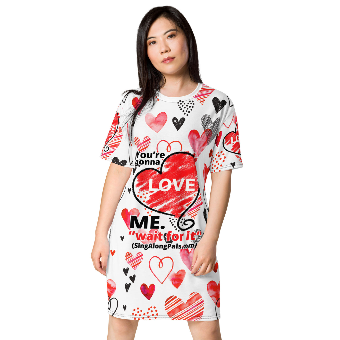 YOURE GONNA LOVE ME T-shirt dress