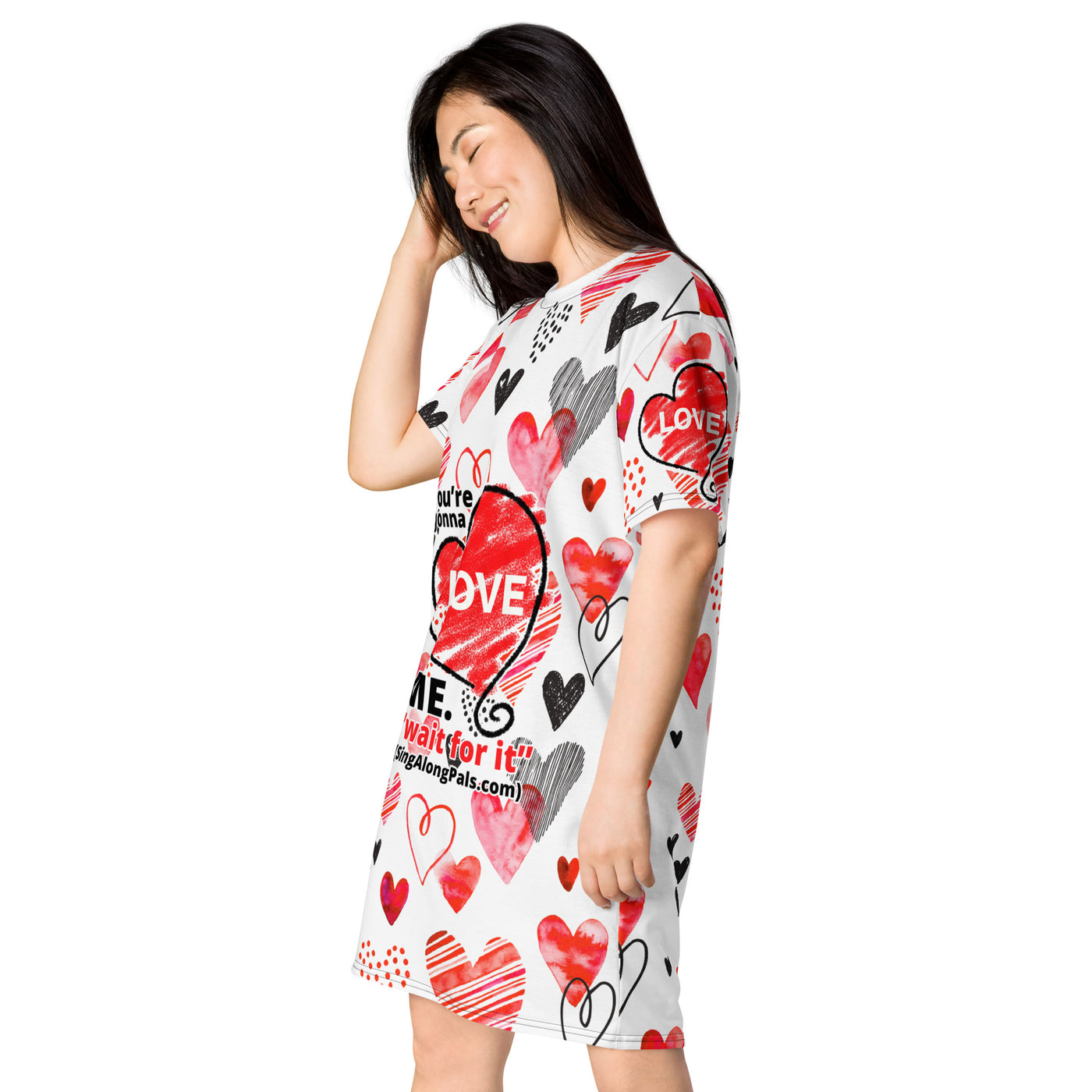 YOURE GONNA LOVE ME T-shirt dress