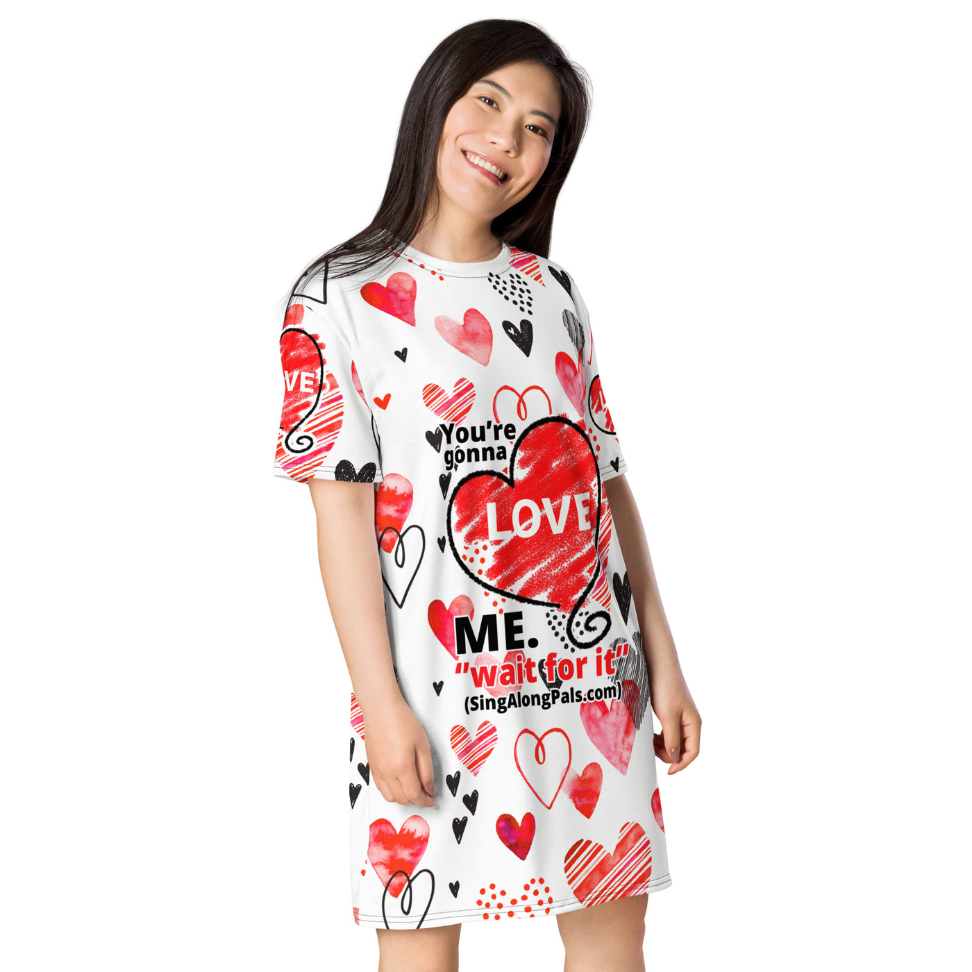 YOURE GONNA LOVE ME T-shirt dress