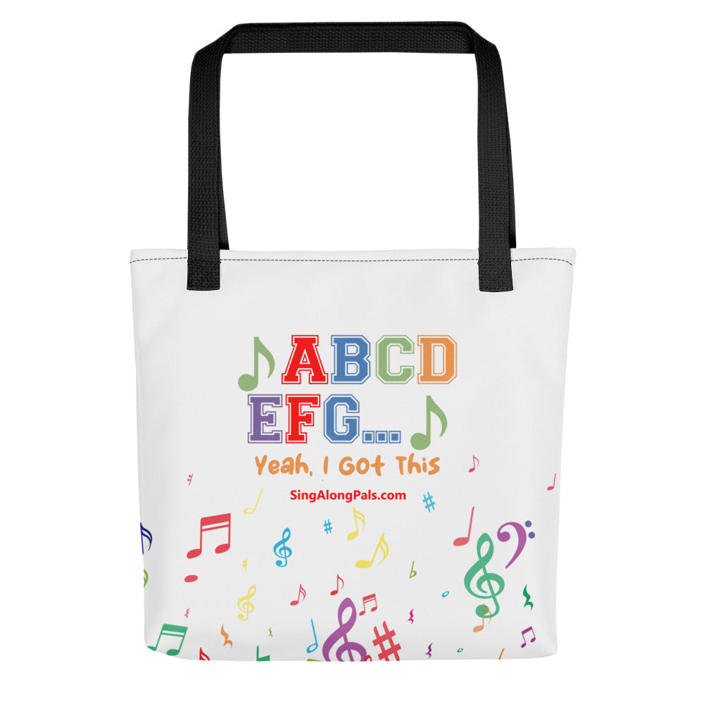 A B C D E F G Tote bag