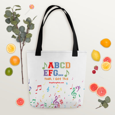 A B C D E F G Tote bag