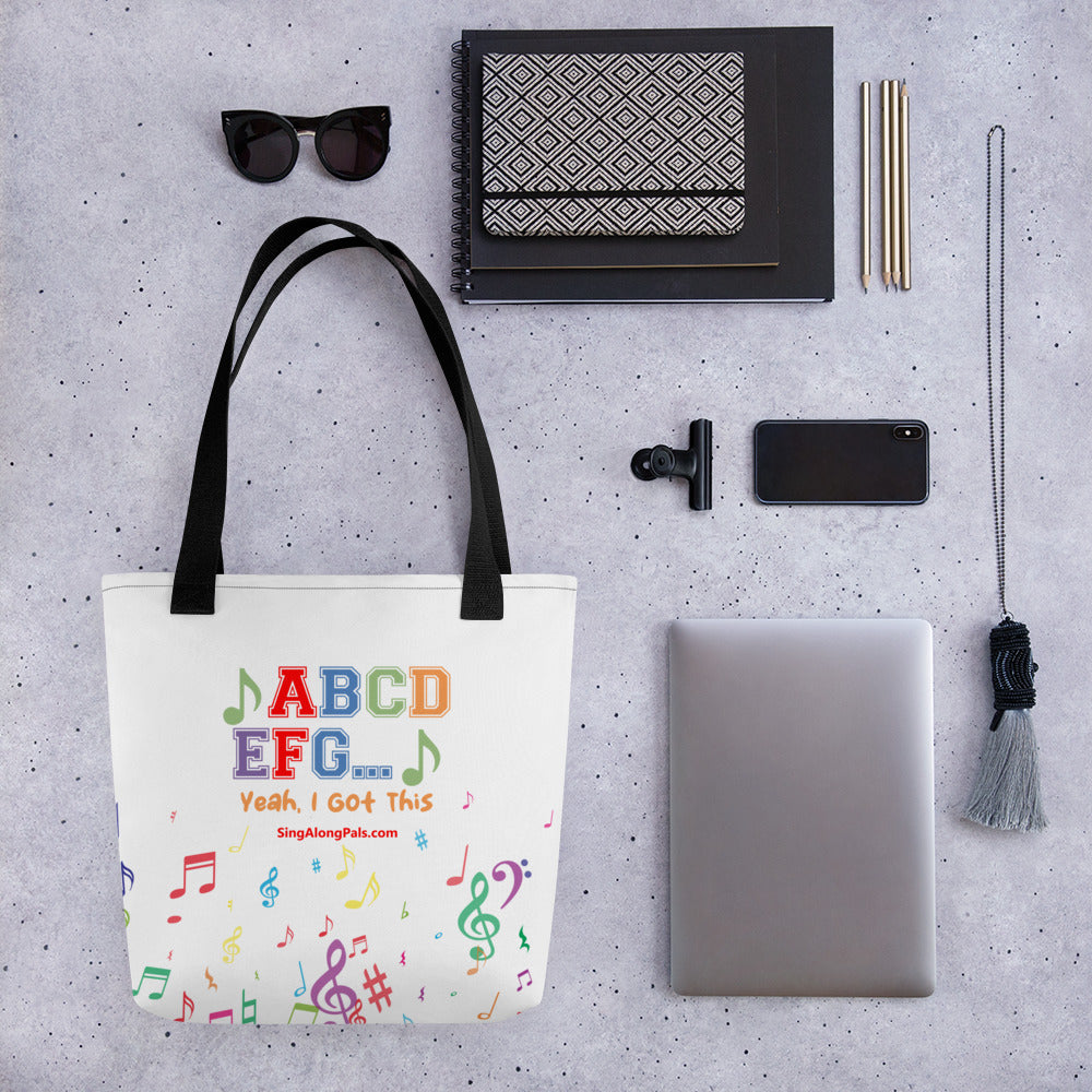 A B C D E F G Tote bag