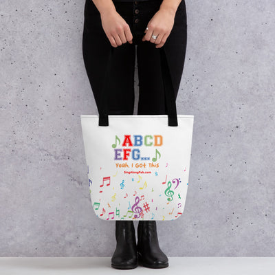 A B C D E F G Tote bag