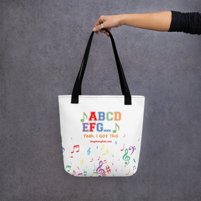 A B C D E F G Tote bag