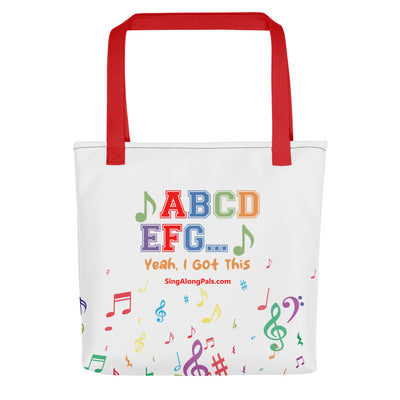 A B C D E F G Tote bag