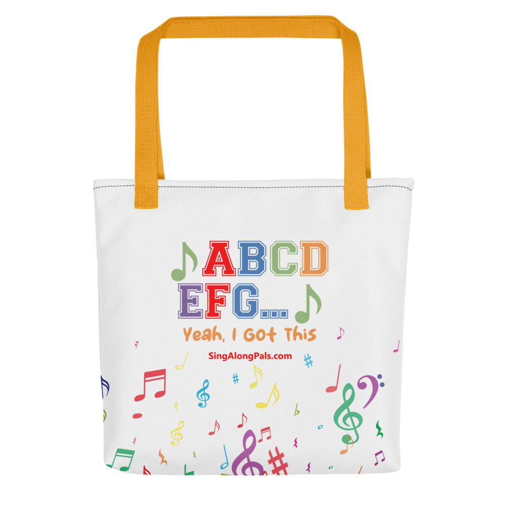 A B C D E F G Tote bag