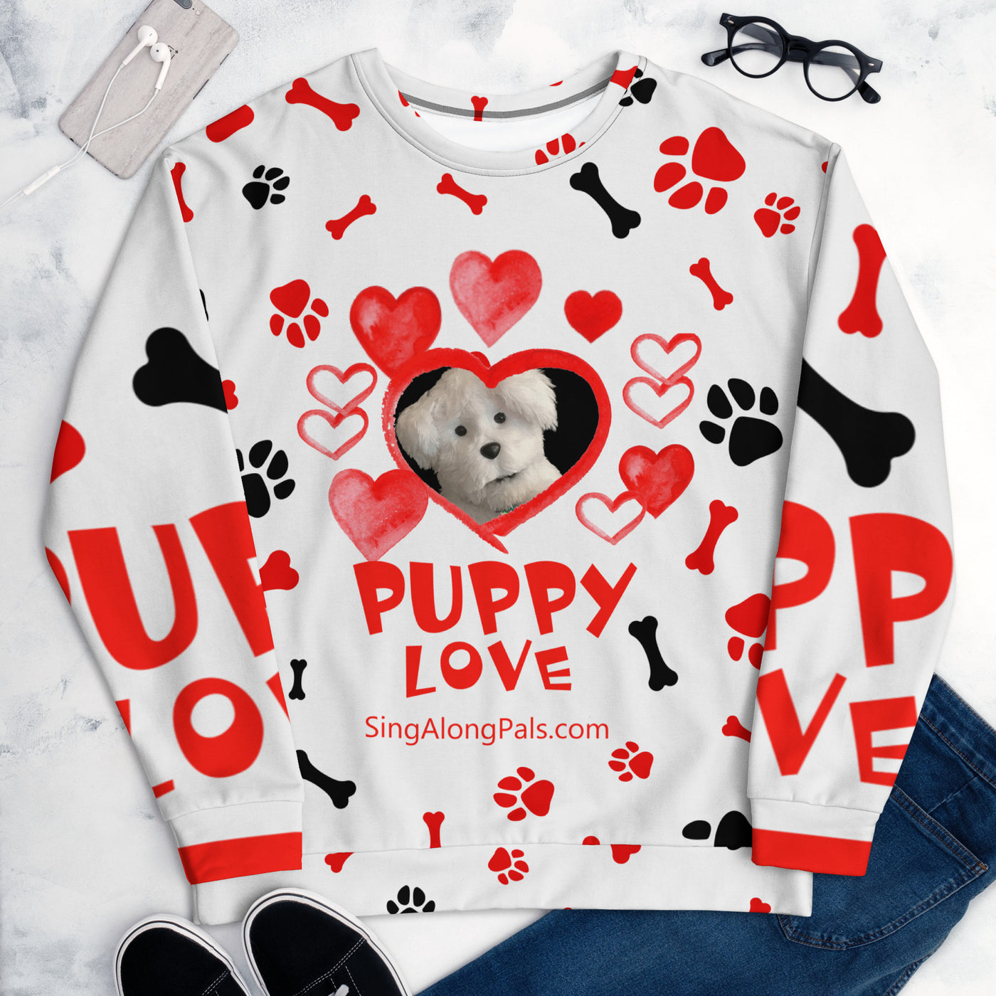 PUPPY LOVE Unisex Sweatshirt - SingAlong Pals