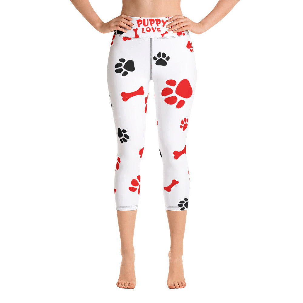 PUPPY LOVE Yoga Capri Leggings